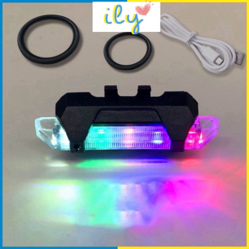 Đèn LED chống thấm nước sạc USB cho xe đạp chất lượng cao ILY
