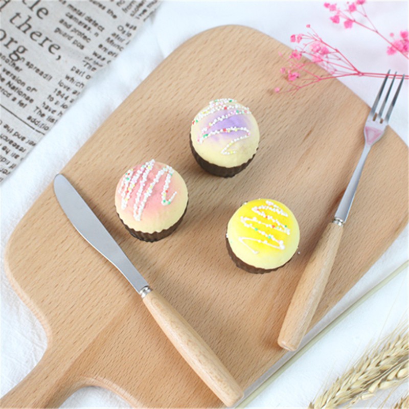 4cm CAKE Pendant Scented Charm Slow Rising Collection Squeeze Stress Reliever Toys key ring