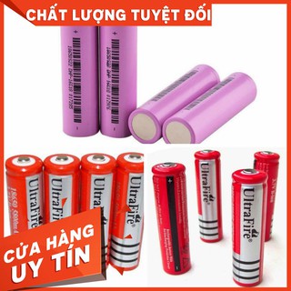 [GS][FREESHIP] PIN SẠC 3v7 LỚN ĐẦU BẰNG, ULTRAFIRE (ĐẦU NHỌN), PIN 4v2 CHO LOA 3600mAh [SALE]