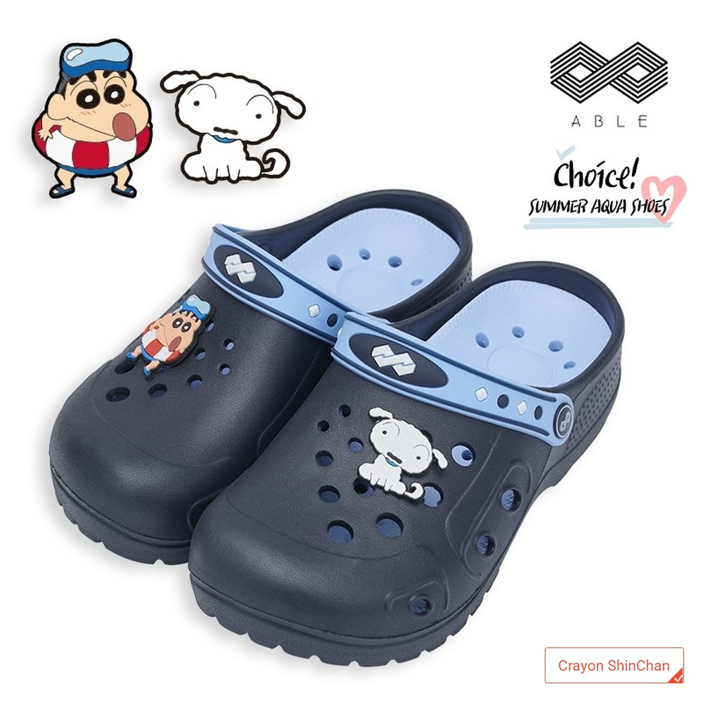 Giày crocs bằng EVA chống trượt / chống vi khuẩn kèm jibbitz xinh xắn cho trẻ em
