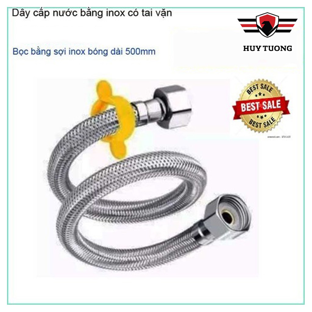 Dây cấp nước nóng lạnh  FREE SHIP  máy nước nóng, vòi rửa bát, bồn lavabo, bồn cầu hoặc bồn nóng lạnh - Huy Tưởng