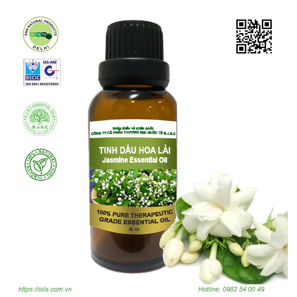 Tinh dầu Lài 30ml nguyên chất nhập khẩu Ấn Độ 100%