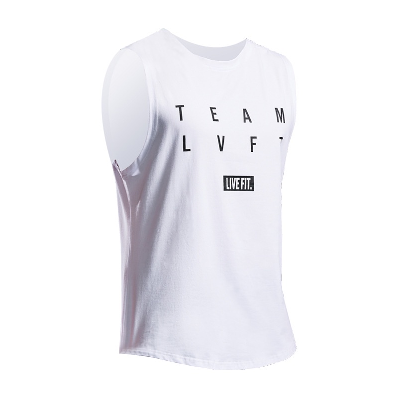 Áo Ba Lỗ Thể Thao Chất Liệu Cotton Thoải Mái Thời Trang Cho Nam