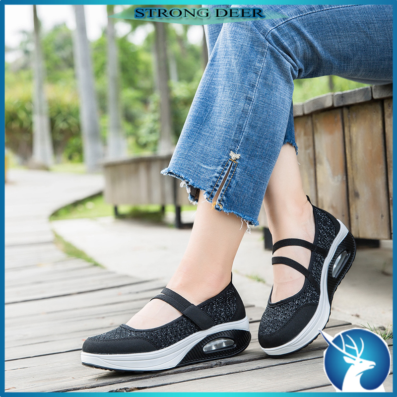 Giày lười nữ size 35-42 thoải mái thoáng khí