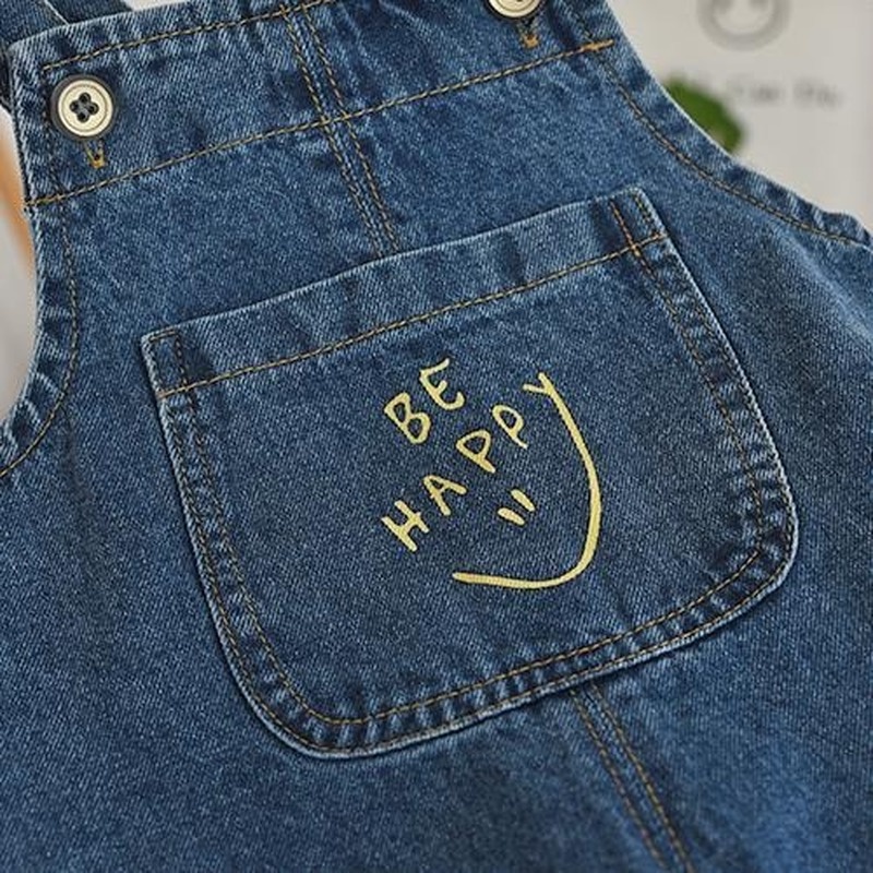 Quần yếm Jeans thời trang xuân thu cho bé