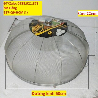 (Q9HCM) - [Siêu Rẻ] - Lồng Bàn Tròn INOX Cao Cấp - Mã: LB60I -