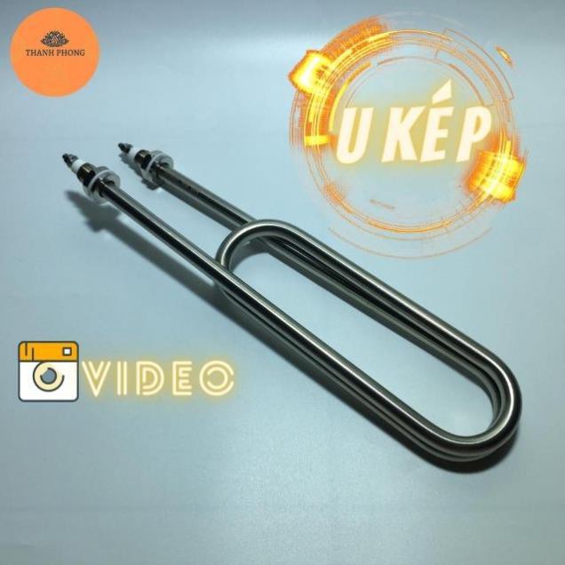 Thanh Nhiệt Điện Trở U Kép , Thiết Bị Linh Kiện Tủ Cơm , Nồi Đun Nước...inox 304 220V 380V