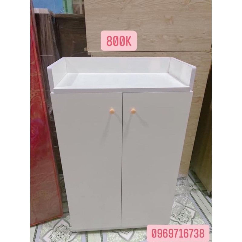 Tủ Giày Gỗ Phủ melamine Giá 800K Freeship bán kính 15km HCM