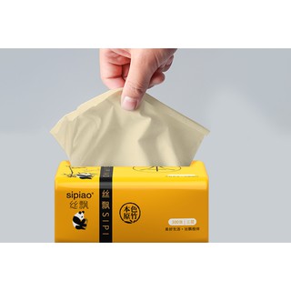 [GIÁ SIÊU TIẾT KIỆM] Combo 10 bịch giấy ăn gấu trúc SIPIAO chính hãng siêu dai (có ảnh thật)