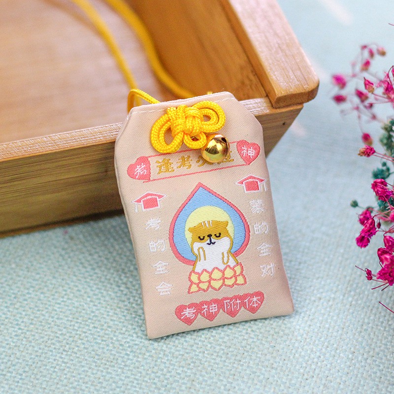 Túi Phước May Mắn Omamori tặng Đá Ngũ Sắc