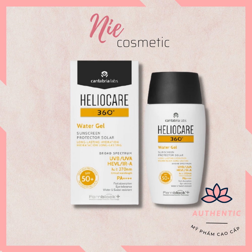 Kem Chống Nắng Bảo Vệ Da Chống Lão Hóa Heliocare Water Gel SPF50 50