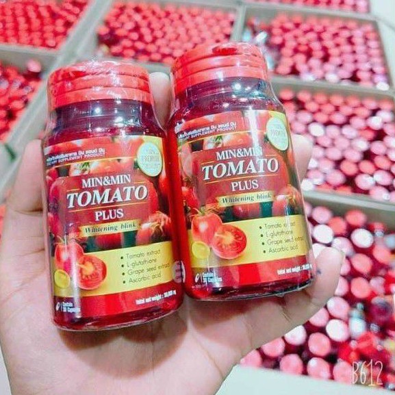 30 viên uống trắng da cà chua thái lan Tomato