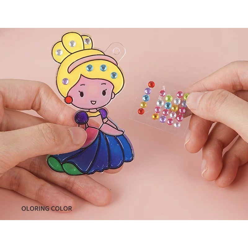 Bộ Móc Khoá tự tô vẽ màu cho trẻ em