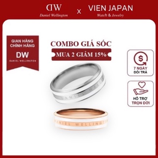 Nhẫn Daniel Wellington Classic Emalie Ring Satin White DW Ring- Vienjapanwatch