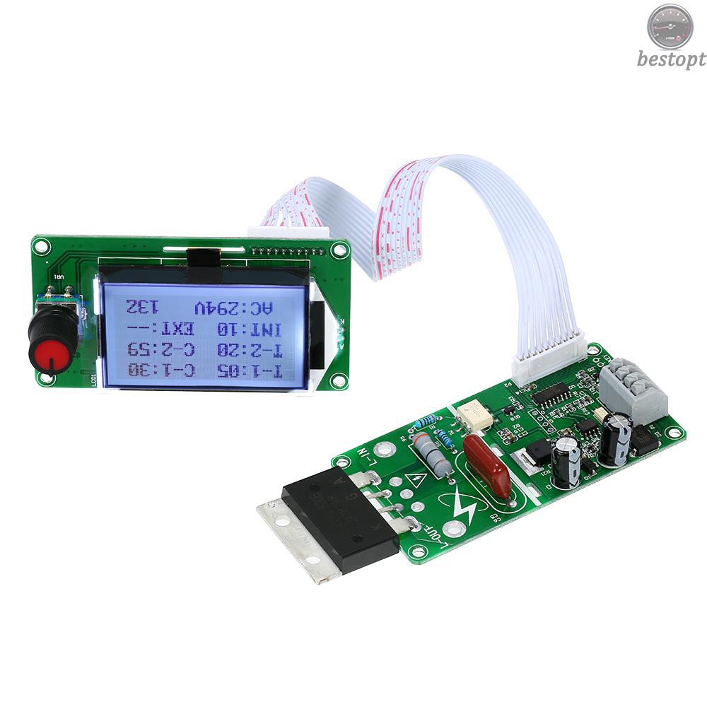 B&O 100A Digital LCD Double Pulse Encoder Spot Welder Machine Time Control Module Board