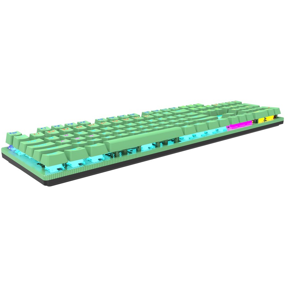 Bàn phím cơ AULA S2022 Gaming Keyboard LED Rainbow 26 Keys-Anti Ghosting/Chính Hãng