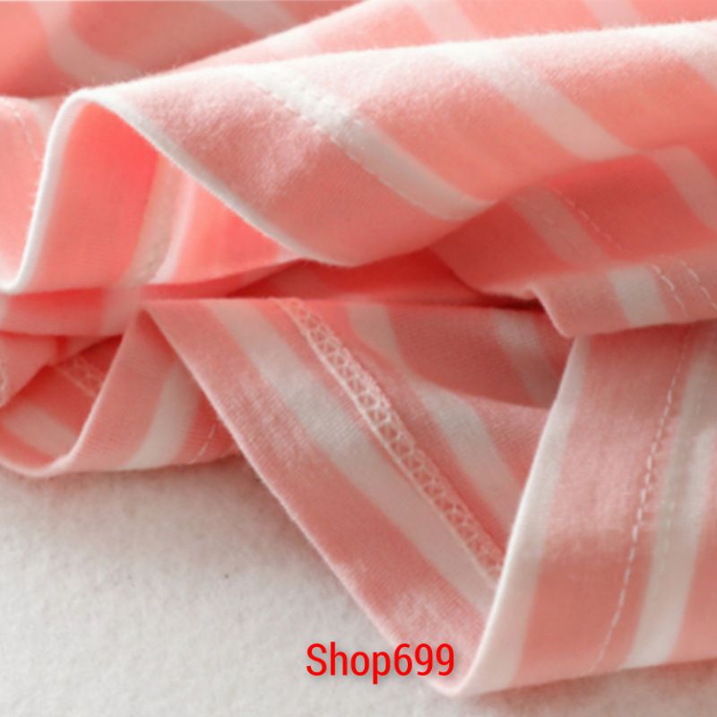 ÁO THUN COTTON KẺ NGANG MẶC BẦU BÍ HOẶC SAU SINH KÈM MÚT BRA. HÀNG QC CHẤT LƯỢNG CAO