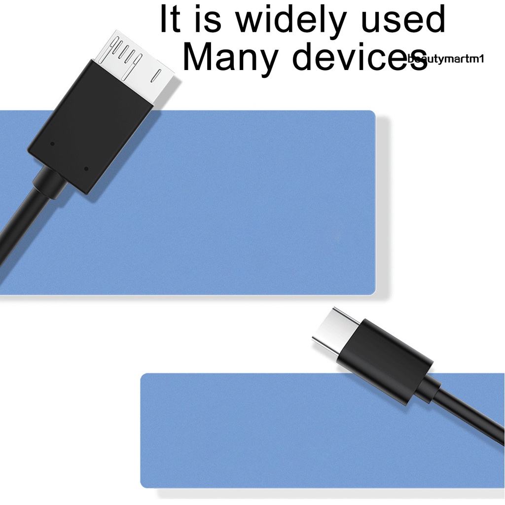 Dây Cáp Ổn Định Ổn Định Ổn Định Usb 3.0 Tpe Usb3.1 Type-C Sang Usb 3.0 Micro B Tốc Độ Cao Cho Nhà Ở | BigBuy360 - bigbuy360.vn