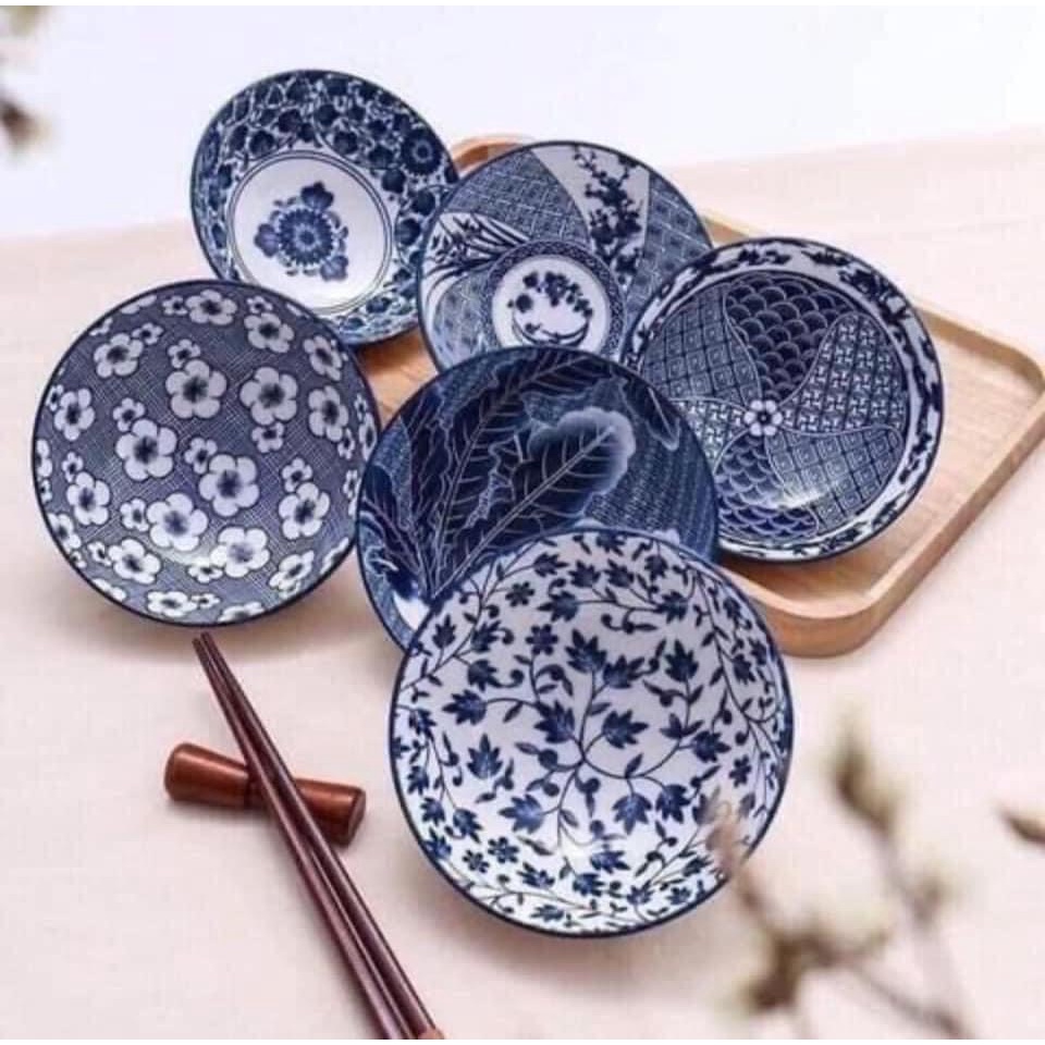Bộ bát sứ phong cách Nhật 6 chiếc