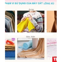 Máy Cắt Lông Xù Quần Áo Sử Dụng Pin Tiện Dụng Cầm Theo Máy Cắt Hút Lông Quần Áo 6 Lưỡi Cắt FK 688