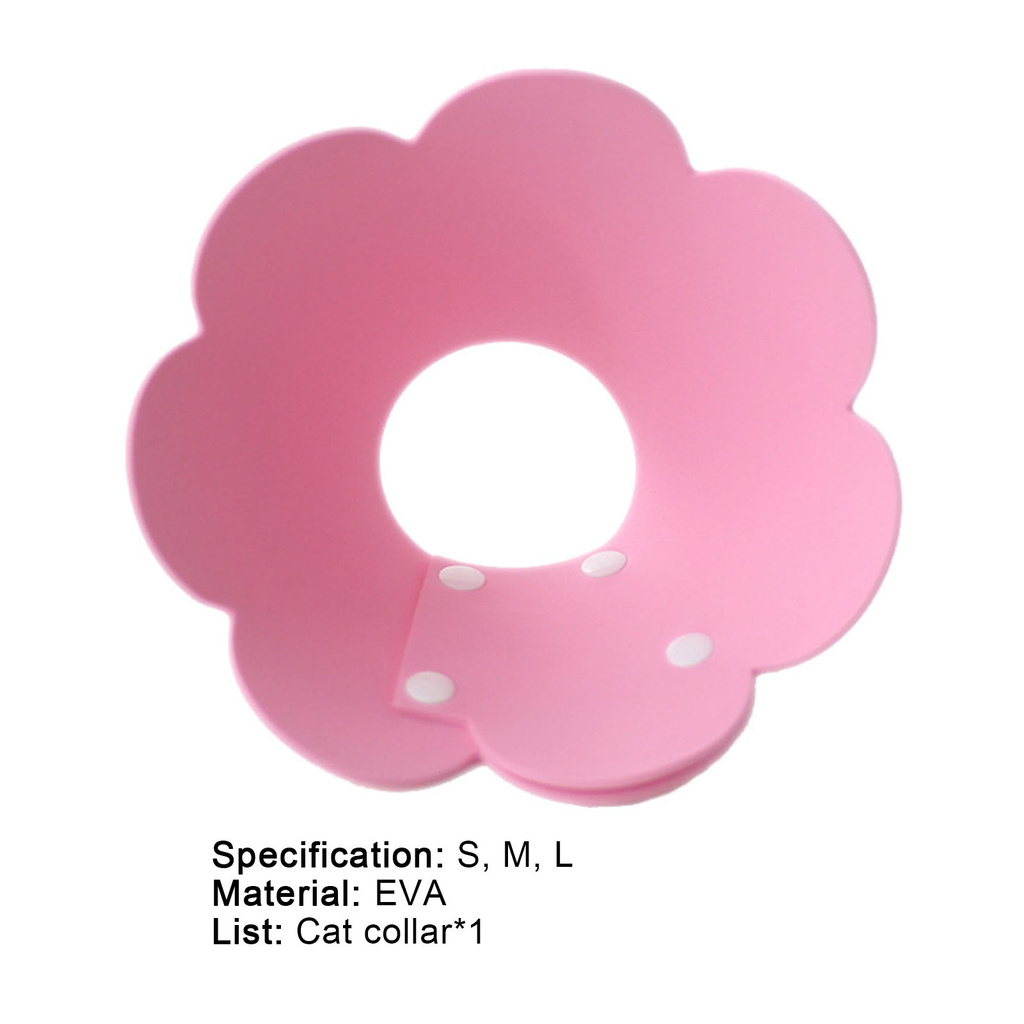 Vòng cổ chống liếm bằng EVA hình bông hoa bảo vệ thú cưng