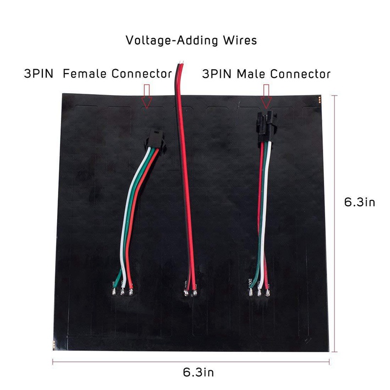 Bảng Đèn LED RGB 16X16 WS2812B Đa Dụng Chất Lượng Cao
