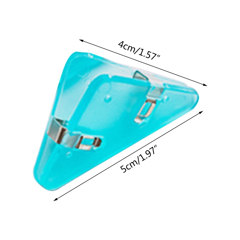 Set 5 Kẹp Giấy Đánh Dấu Trang Sách Hình Tam Giác Dễ Thương 50 Tờ