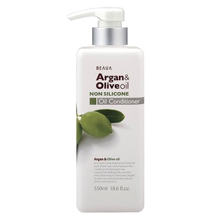 Dầu Xả Chiết Xuất Dầu Olive & Argan Beaua Nhật Bản Giúp Tóc Suôn Mượt, Tóc Nhanh Mọc 550ml