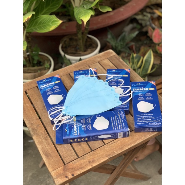 [Combo 50 chiếc] Khẩu Trang 4D KF94 NAM ANH FAMAPRO Kháng Khuẩn, Chống Bụi Mịn, Siêu Mềm Mượt