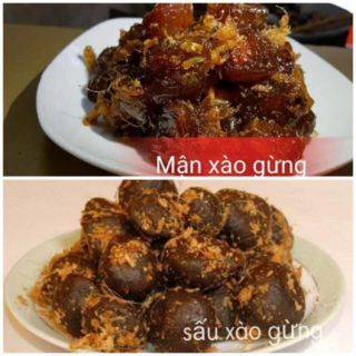 Ô mai Mận xào gừng, sấu xào gừng