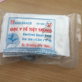 Gạc y tế tiệt trùng bảo thạch