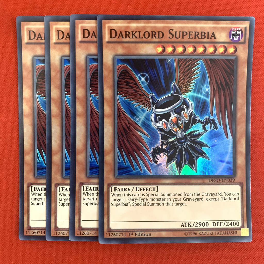 [CỰC PHẨM][Thẻ Bài Yugioh Chính Hãng] Combo Các Thẻ Bài Darklord Tiếng Anh - Thiên Thần Sa Ngã!!!