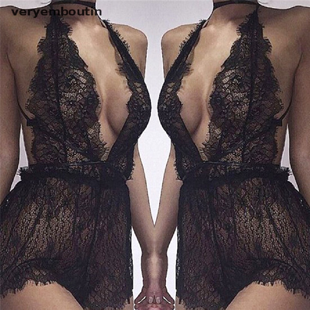 Nội y chất liệu ren thời trang nữ quyến rũ ban đêm m-xxl