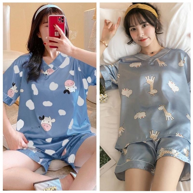 Đồ Ngủ Nữ Đáng Yêu Chất Vải Mềm Mại GUU DN95