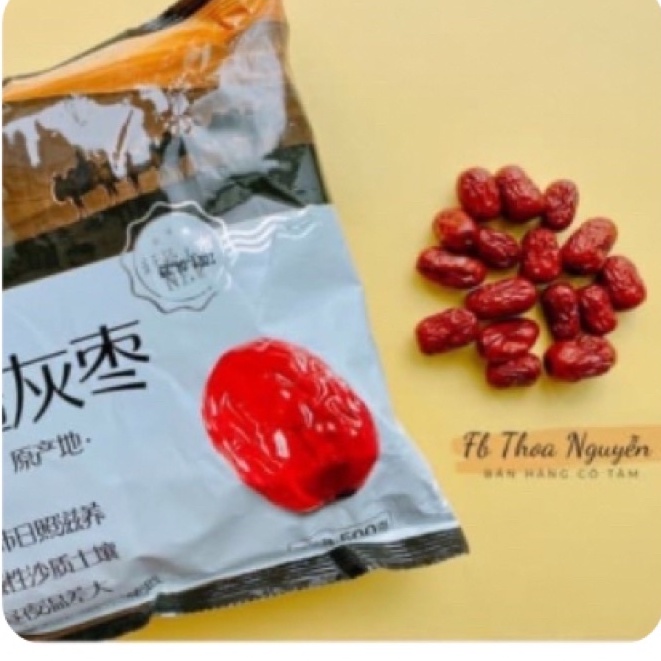 Táo đỏ Tân Cương khô tự nhiên không tẩm đường 500gr