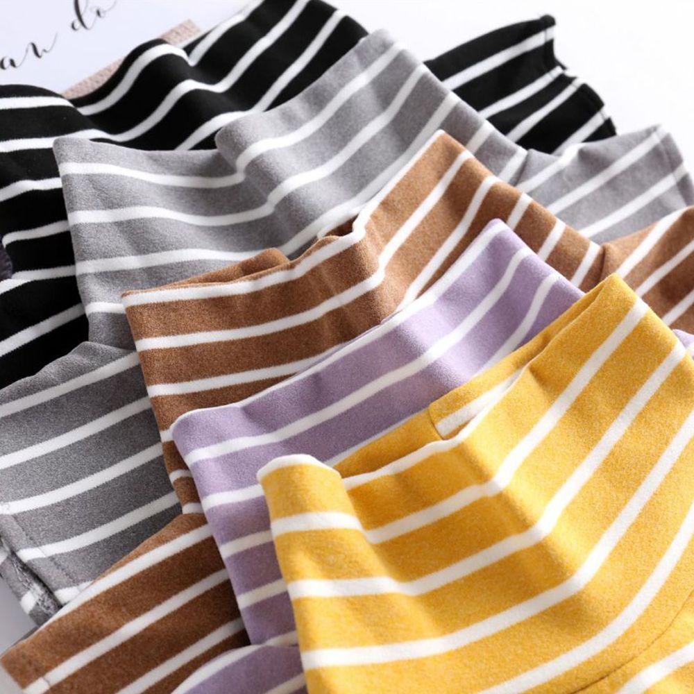 Cổ Áo Giả Che Phủ Cổ Cao Chống Gió Tháo Rời Được Họa Tiết Kẻ Sọc Unisex