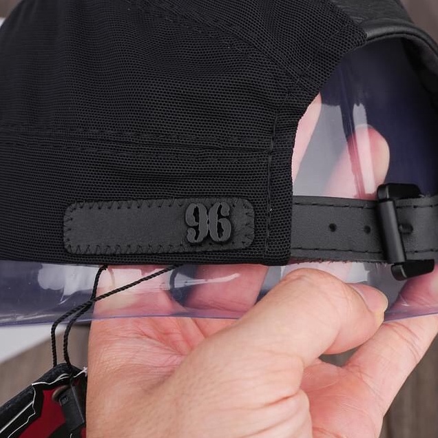 Nón Sơn chính hãng dáng không chóp dành cho nam chất liệu lưới phối da cao cấp MC169  - Hùng Nón Hiệu