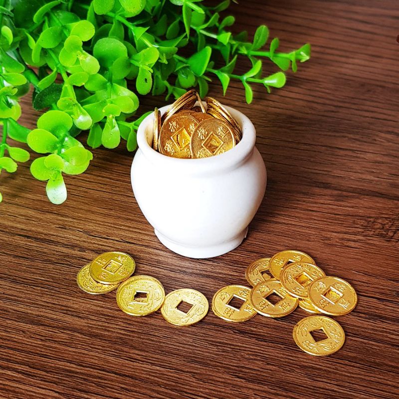 Chum thỏi vàng pha lê kích hoạt cung tài lộc