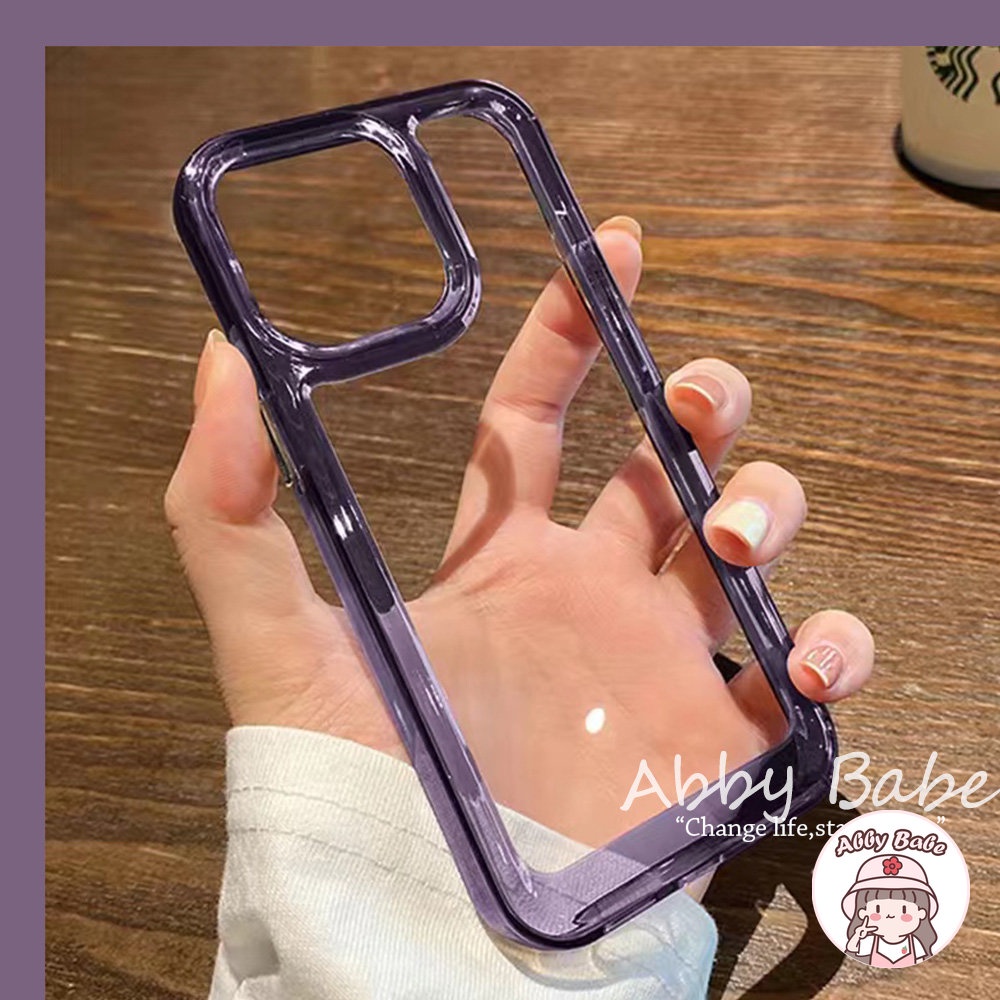 Ốp Điện Thoại Acrylic Trong Suốt Chống Sốc Họa Tiết Hoa Oải Hương Cho Iphone 14 Pro Max 11 7Plus 13 12 11 Pro Max X XS 12 13 XR