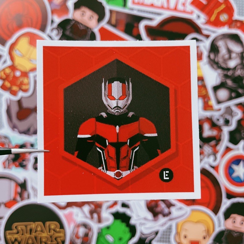 Sticker ủi nhiệt trực tiếp lên vải hình Avenger Mavel Ant Man