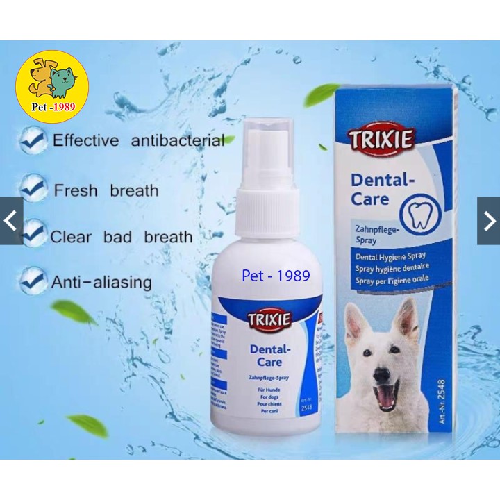 Xịt vệ sinh răng miệng TRIXIE Dental Care dành cho chó mèo Pet-1989