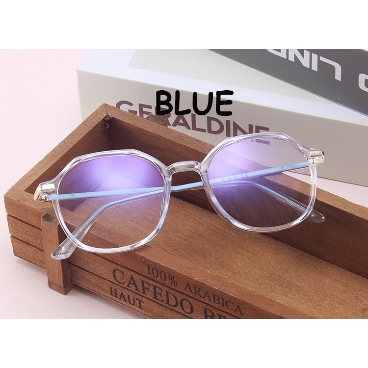 【Replaceable Lenses】Korean Phong Cách Bức Xạ Máy Tính Bảo Vệ Chống Xanh Dương Kính Mắt Nữ Dành Cho Học Sinh Sinh Viên Kính Mắt