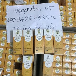 Combo 10 chai huyết thanh truyền trắng olic 7 day
