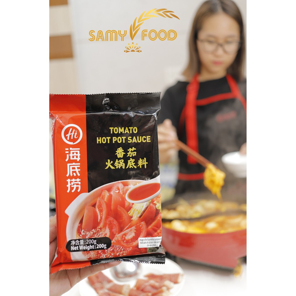 Cốt lẩu cà chua Haidilao Malaysia 200g - Tomato Hot Pot Sauce | BigBuy360 - bigbuy360.vn