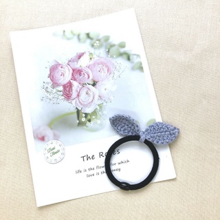 Buộc tóc tai thỏ bằng len🐰🐰🐰