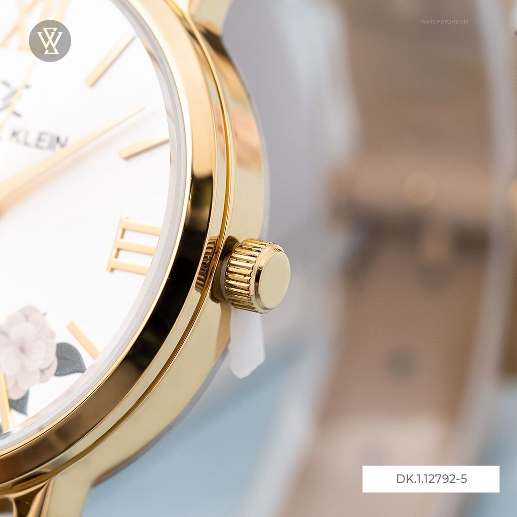 Đồng Hồ Quartz Nữ Daniel Klein Trendy WATCHSTORE DK.1.12792-5 Mặt Kính Khoáng 34mm, Dây Da, Vỏ Thép Không Gỉ