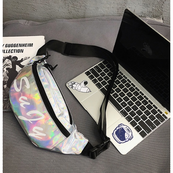 [Túi đeo chéo thời trang unisex] [Túi đeo nam nữ đi du lịch mini phong cách đường phố phản quang chất da chống nước] | BigBuy360 - bigbuy360.vn