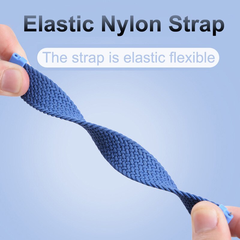 Nylon Elastic Braided solo loop Strap For Huawei watch Fit 2 Band Bracelet Smart watch Accessories