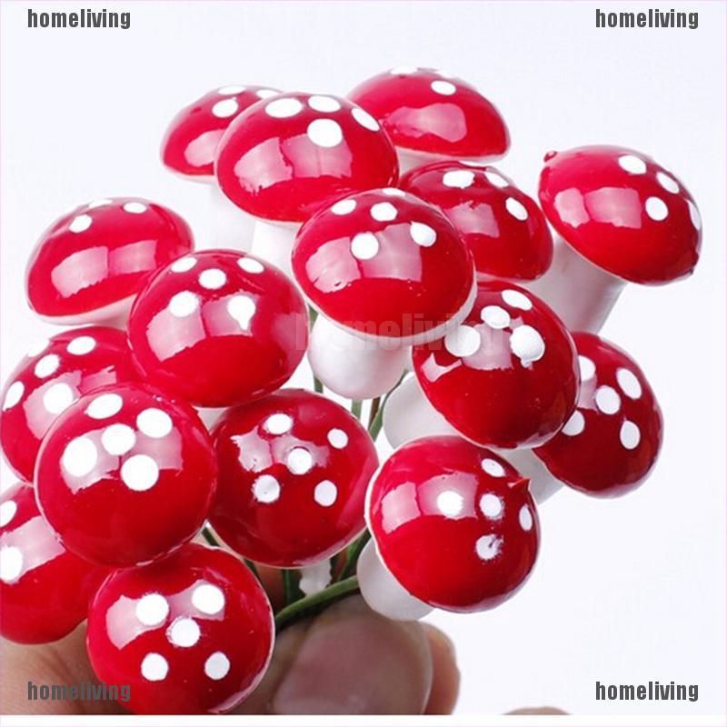 ❤❤10 Cây Nấm Giả Trang Trí Vườn Nhà Búp Bê