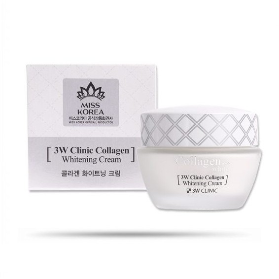 Kem Dưỡng Trắng Da Tinh Chất Collagen 3W Clinic Collagen Whitening Cream 60ml